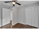 Spacious bedroom with hardwood floors and double closets at 1625 Austin Dr, Decatur, GA 30032