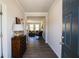 Bright entryway with view to living room and hardwood floors at 372 Bloomfield Cir, Canton, GA 30114
