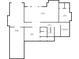 Basement floor plan featuring a garage, recreational spaces, and mechanical room at 220 Spring Branch Dr, Canton, GA 30115