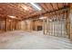 Unfinished basement ready for customization with exposed framing and concrete floors at 220 Spring Branch Dr, Canton, GA 30115