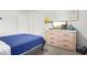 A comfortable bedroom featuring neutral colors and carpet at 3210 Ancoats St, Douglasville, GA 30135