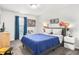 A charming bedroom featuring playful decor and comfortable furnishings at 3210 Ancoats St, Douglasville, GA 30135