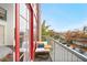 Cozy condo balcony with comfortable seating and an open view of the neighborhood at 572 Edgewood Ne Ave # 306, Atlanta, GA 30312