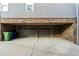 Spacious two-car garage with brick facade and ample parking space at 2941 Lookout Ne Pl, Atlanta, GA 30305