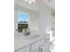 Bathroom with single vanity, and a window at 214 Wilder Ridge Way, Lawrenceville, GA 30044