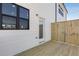 Private deck with wood flooring and wooden privacy fence at 214 Wilder Ridge Way, Lawrenceville, GA 30044
