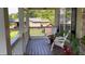 Relaxing front porch with comfortable seating, plants, and scenic outdoor views at 815 Sylvan Dr, Marietta, GA 30066