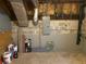 Unfinished basement featuring storage and utility hookups at 2787 Heritage Ln, Morrow, GA 30260