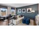 Cozy living room with ample natural light, modern decor, and comfortable seating at 729 Keystone Dr, Woodstock, GA 30188