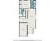 Main floor plan featuring garage, den, living room, kitchen, primary bedroom, laundry, and bathroom at 6427 Grey Fox Way, Riverdale, GA 30296
