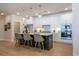 Modern kitchen with white cabinets, an island, and stainless steel appliances at 112 Redford Ln, Canton, GA 30115