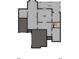 Basement floor plan with unfinished space and a terrace slab at 3780 Tamiami Trl, Cumming, GA 30041