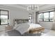 Spacious main bedroom with large windows and chic decor at 1276 A Rutledge Rd, Acworth, GA 30101