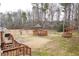 Large backyard with deck, gazebo and open space at 2068 Lakewood Cir, Grayson, GA 30017