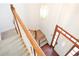 View of entryway from upstairs showing staircase and front door at 2068 Lakewood Cir, Grayson, GA 30017