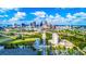 Wide aerial view of the Atlanta cityscape, highlighting a large park and downtown area at 2955 Jefferson St, Austell, GA 30106