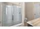 Bathroom with shower and tiled floor at 4262 Buford Valley Way, Buford, GA 30518