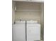 Laundry room with washer and dryer in a closet at 4262 Buford Valley Way, Buford, GA 30518
