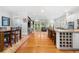 Open floor plan kitchen and dining area with hardwood floors at 61 Alden Nw Ave, Atlanta, GA 30309
