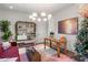 Stylish living room showcasing a bar, comfortable seating, and sophisticated decor at 3488 Tuxedo Nw Rd, Atlanta, GA 30305