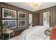 Elegant room with unique botanical wallpaper, a chandelier, and an airy vibe at 3488 Tuxedo Nw Rd, Atlanta, GA 30305