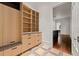Hallway with custom built-in cabinets and storage at 3488 Tuxedo Nw Rd, Atlanta, GA 30305