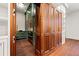 Walk-in pantry offers custom storage, premium appliances, green cabinets, and designer hardware at 3488 Tuxedo Nw Rd, Atlanta, GA 30305