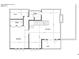 Basement floor plan with bedroom, bathroom, and rec room at 1200 Lupo Loop, Chattahoochee Hills, GA 30268