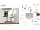 Modern kitchen design with white cabinets and quartz counters at 1200 Lupo Loop, Chattahoochee Hills, GA 30268