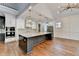 Two-toned kitchen with large island and high-end appliances at 3609 Centerville Rosebud Rd, Snellville, GA 30039