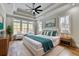 Spacious main bedroom with hardwood floors and large windows at 3609 Centerville Rosebud Rd, Snellville, GA 30039