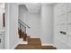 Entryway with hardwood floors and staircase at 11 Newport Nw Pl, Atlanta, GA 30318