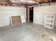Unfinished basement area with exposed ceiling, duct work and some drywall at 512 Cooper Lake Se Rd, Mableton, GA 30126