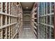 The wine cellar offers ample storage for wine bottles and climate-controlled environment at 2195 Lake Shore Lndg, Alpharetta, GA 30005