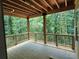 Wooden deck overlooking lush greenery, providing an ideal space for relaxation and outdoor living at 1664 Crestridge Se Dr, Marietta, GA 30067