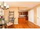 Charming breakfast area with hardwood floors and a glass-top table at 1111 Valley Ridge Se Ct, Marietta, GA 30067