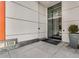 Modern building entrance with glass doors at 1100 Howell Mill Nw Rd # 304, Atlanta, GA 30318