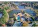 Aerial view of community pool, tennis courts, and lake at 1750 Terrace Lake Dr, Lawrenceville, GA 30043