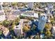 Overhead view highlighting the community and its proximity to shopping and parking areas at 2870 Pharr Court South Nw # 2602, Atlanta, GA 30305