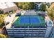 Aerial view featuring a rooftop tennis court and parking garage at 2870 Pharr Court South Nw # 2602, Atlanta, GA 30305
