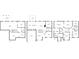 Comprehensive floor plan showing all the levels of the home, including the basement, and main floor at 207 Eagles Flight, Villa Rica, GA 30180