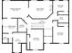 Detailed floor plan displaying the primary bedroom, Gathering room, laundry, and additional bedrooms layout at 207 Eagles Flight, Villa Rica, GA 30180