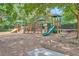Community playground with multiple structures, slides, and climbing areas for children at 207 Eagles Flight, Villa Rica, GA 30180