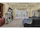 Large living room boasts natural light, fireplace, trey ceiling and ample space for entertaining at 3423 Mulberry Lane Ct, Dacula, GA 30019
