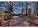 Secluded home on a tree-covered lot with a winding driveway and lush landscaping at 110 Cove Ln, Social Circle, GA 30025