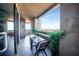 Balcony offers outdoor dining space with views of the city skyline at 75 14Th Ne St # 3820, Atlanta, GA 30309