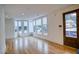 Bright living room with hardwood floors, bay window, and natural light at 290 2Nd St, Fayetteville, GA 30214