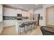 Modern kitchen with island and stainless steel appliances at 4505 Ajo Walk, Atlanta, GA 30331