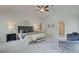 Bright main bedroom featuring a king-size bed and ensuite access at 4505 Ajo Walk, Atlanta, GA 30331