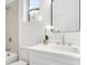 Clean bathroom with subway tile and white vanity at 2048 Chicago Nw Ave, Atlanta, GA 30314